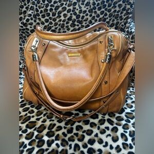 Rebecca Minkoff Cupid Satchel  Caramel/Brown Leather-So Slouchy n SoftW/COA GUC